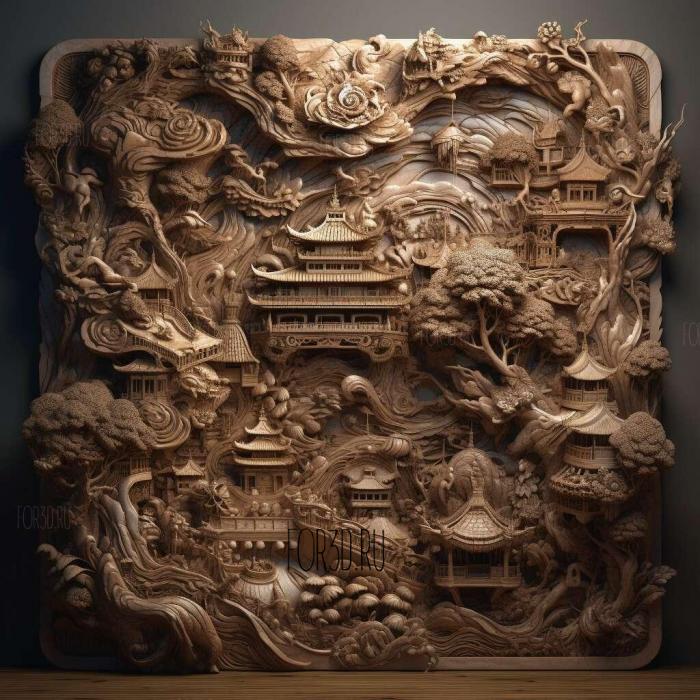stl Sui Wen di 1 stl model for CNC